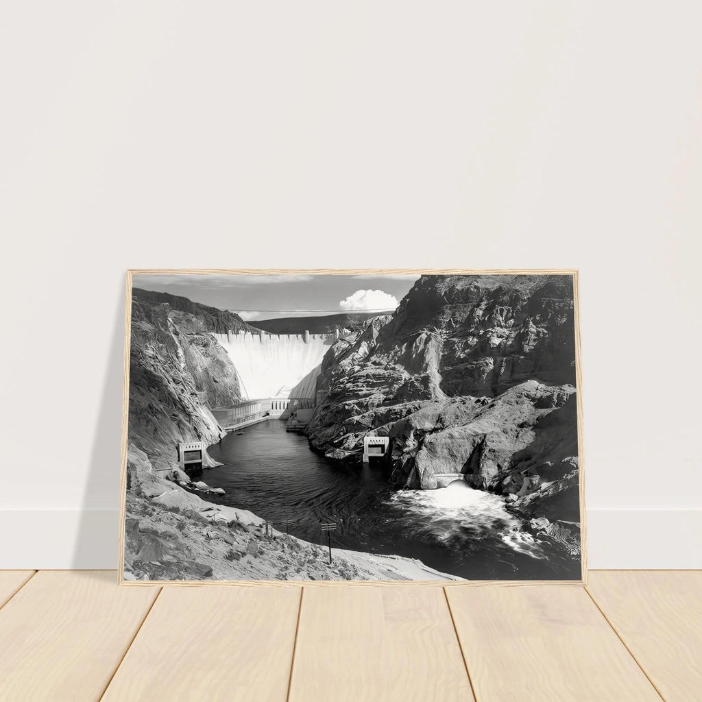 Boulder Dam Framed Poster | Ansel Adams Framed Prints Wall Art | Ansel Adams Store