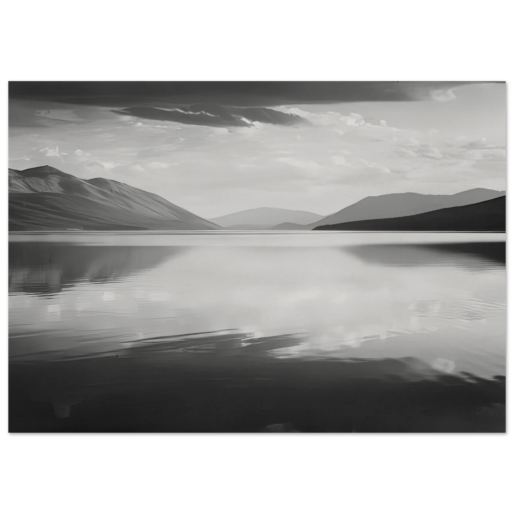 Evening, McDonald Lake, Glacier National Park Poster | Ansel Adams Poster | Ansel Adams Store