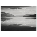Evening, McDonald Lake, Glacier National Park Poster | Ansel Adams Poster | Ansel Adams Store