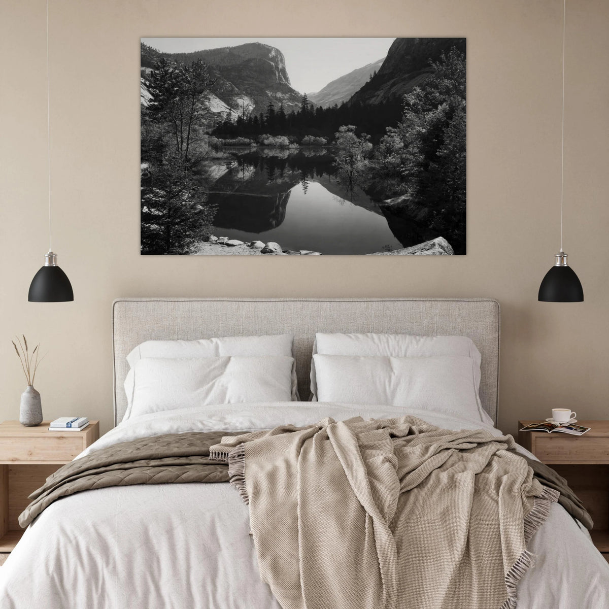 Mirror Lake, Morning, Yosemite National Park Poster | Ansel Adams Poster | Ansel Adams Store