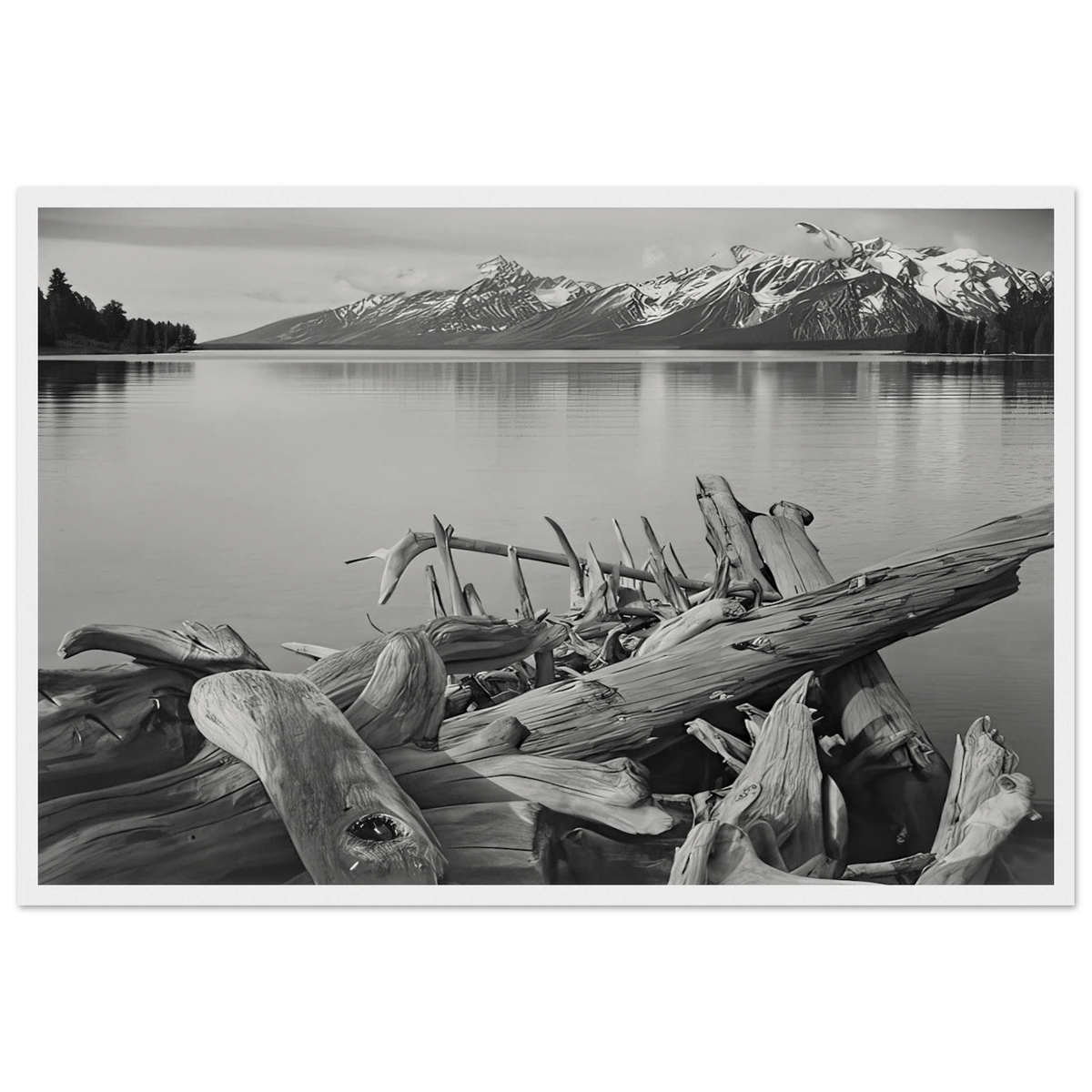 Grand Teton National Park, Wyoming Framed Poster | Ansel Adams Framed Prints Wall Art | Ansel Adams Store