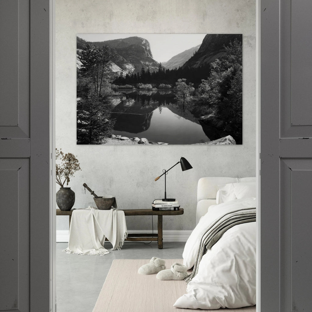 Mirror Lake, Morning, Yosemite National Park Poster | Ansel Adams Poster | Ansel Adams Store