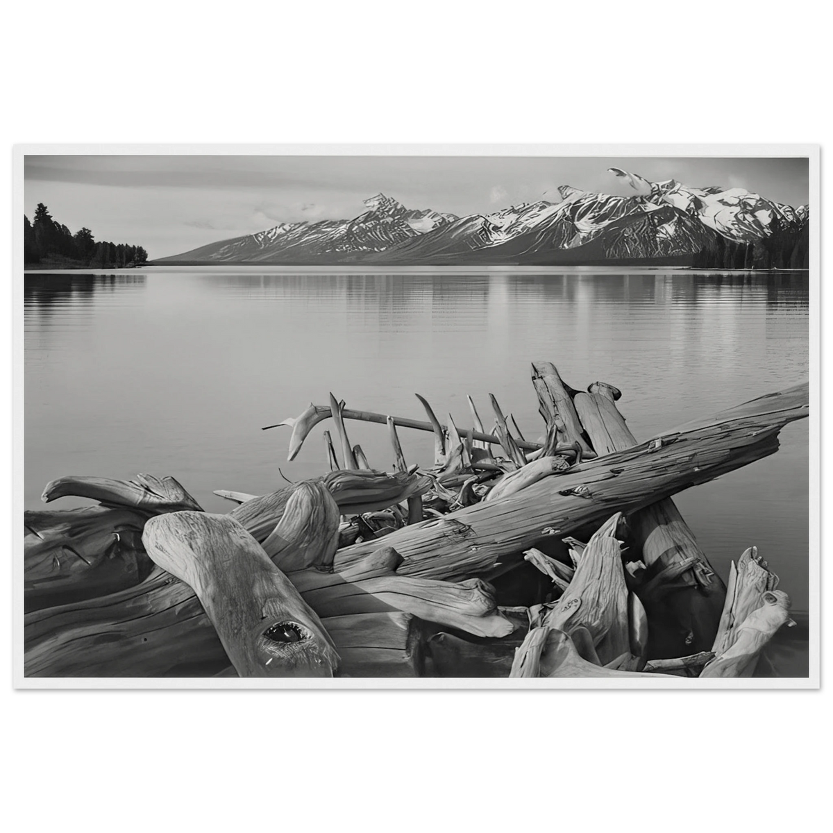 Grand Teton National Park, Wyoming Framed Poster | Ansel Adams Framed Prints Wall Art | Ansel Adams Store