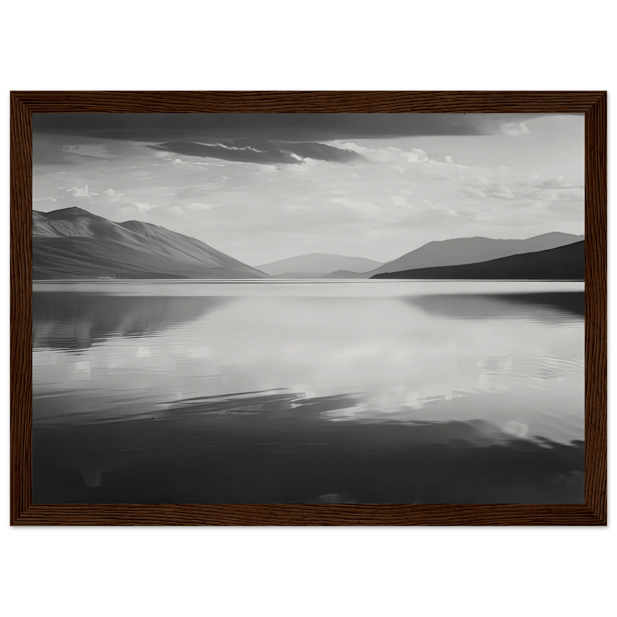 Evening, McDonald Lake, Glacier National Park Framed Poster | Ansel Adams Framed Prints Wall Art | Ansel Adams Store
