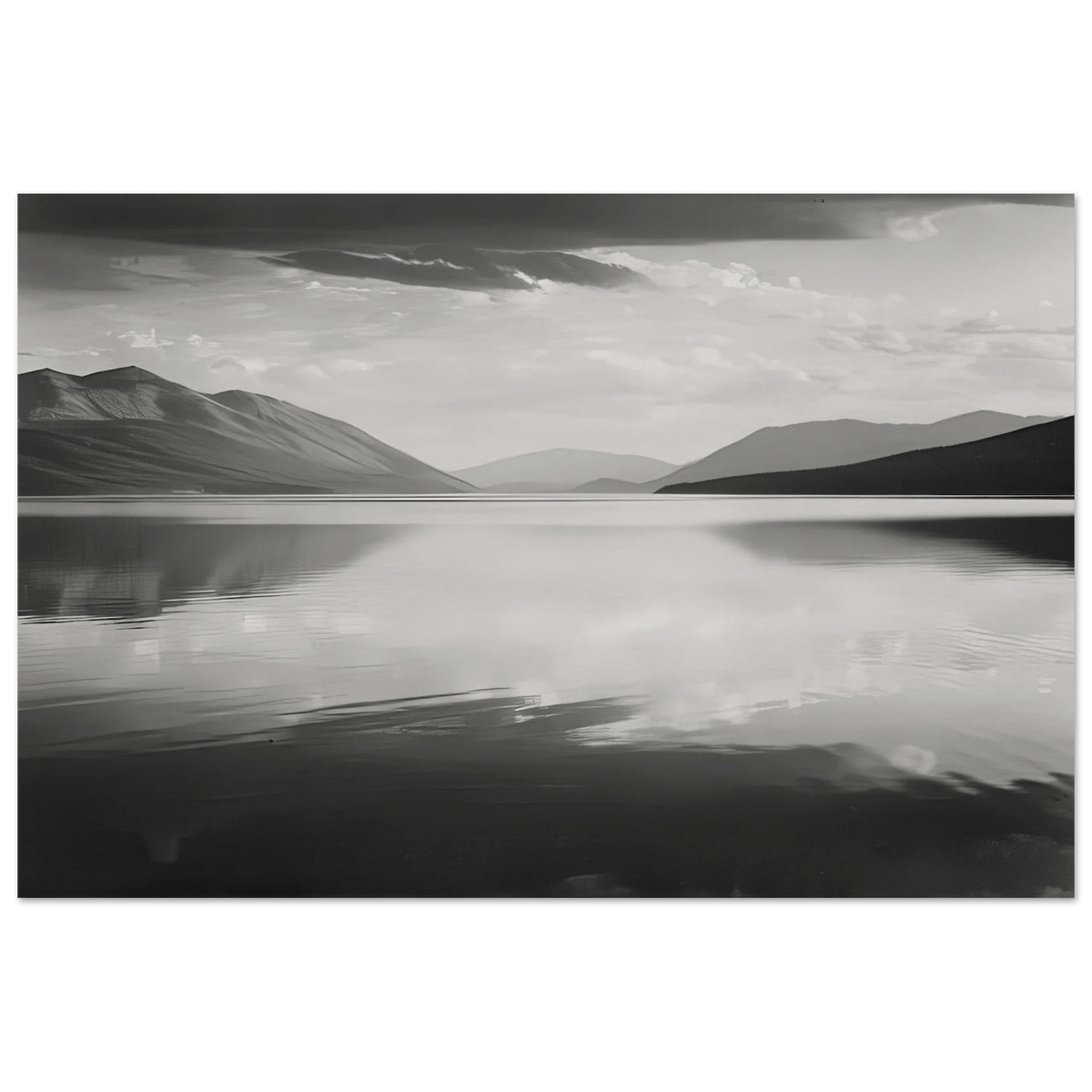 Evening, McDonald Lake, Glacier National Park Poster | Ansel Adams Poster | Ansel Adams Store